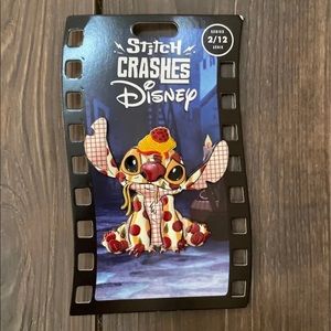 Stitch Crashes Disney Lady and the Tramp Pin!